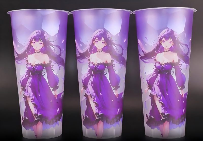 ملصق YZY عالي الجودة على كوب البشر