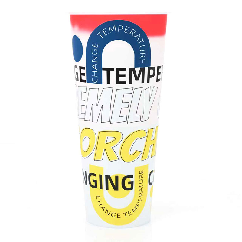 حقن PP IML كوب تغيير لون الماء البارد