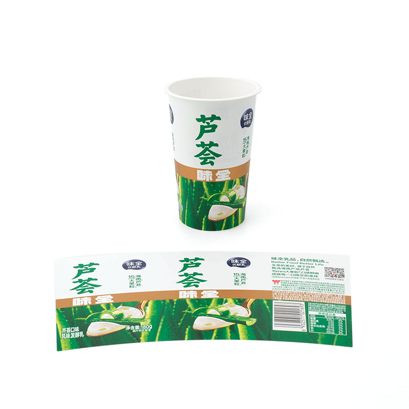PP PP Plastic Yogurt Cup Injection Molding in Mould Label