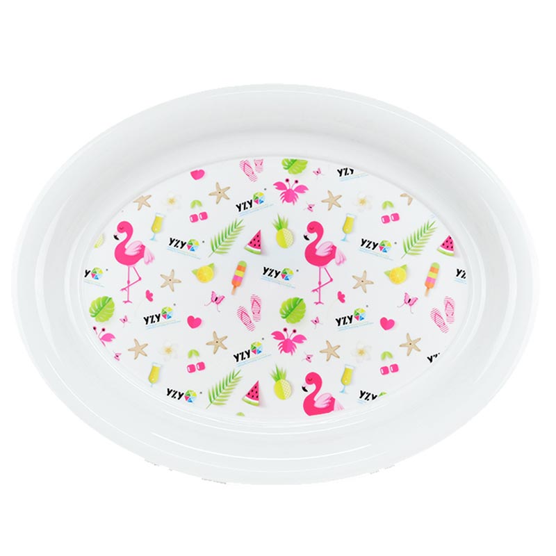 صب حقن الطبق الجانبي في ملصق القالب