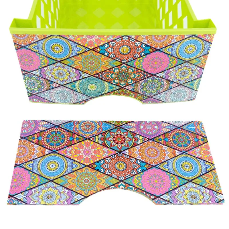 صب حقن سلة التخزين في ملصق القالب